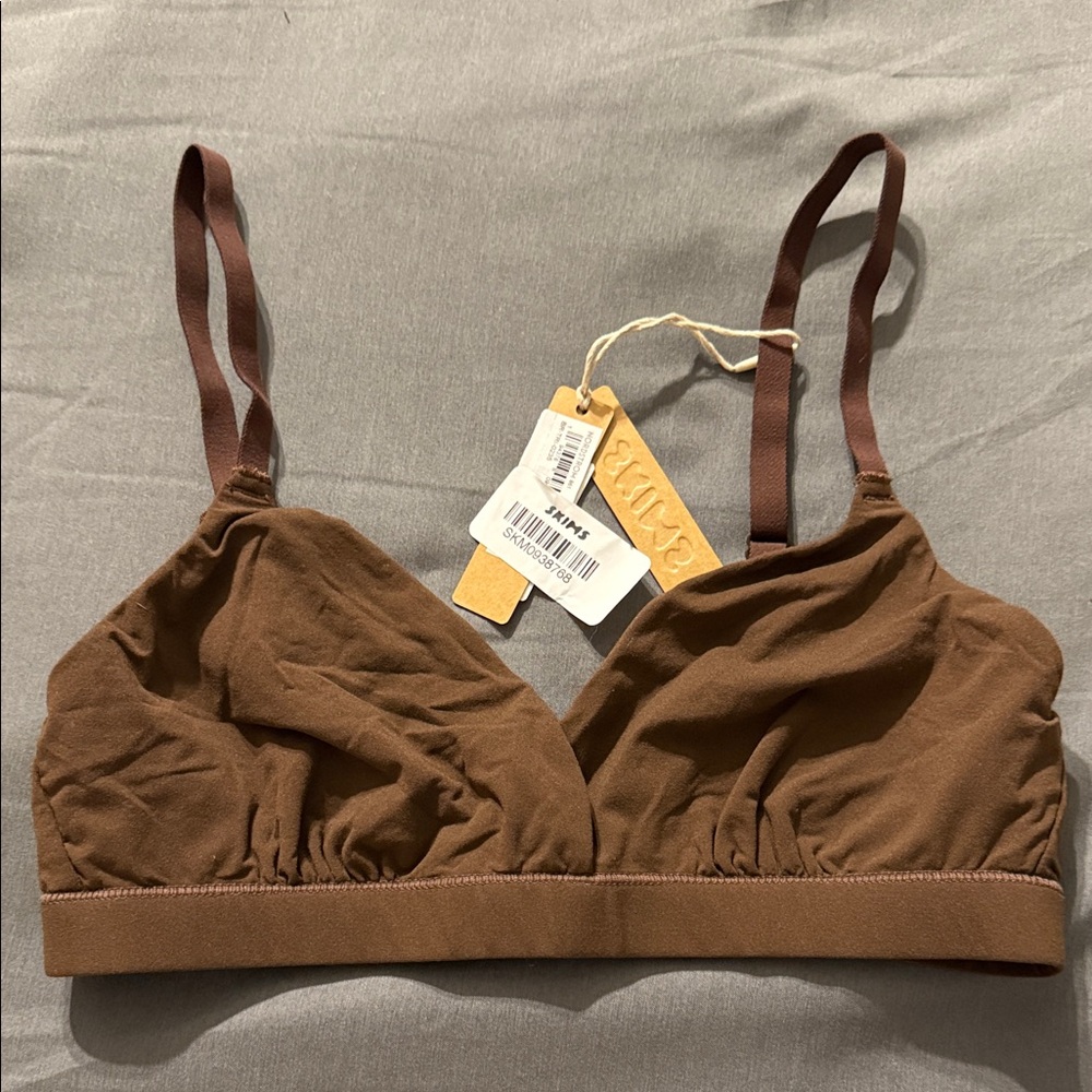 Brown Skims Bra with No Wire
